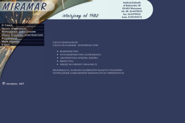 Miramar. Andrzej Kulawik - Obróbka Skrawaniem Warszawa