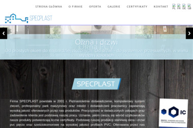 Specplast A.Grzyb, M.Krysa, T.Ponieważ, R.Wielba Sp.J. - Okna PCV Ciecierzyn