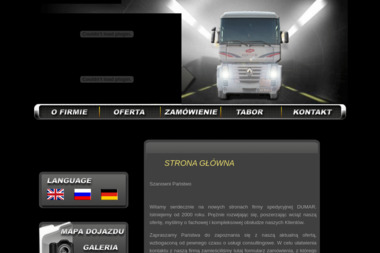 DUMAR - Jankoś & Jankoś Sp.J. - Usługi Transportowe Międzynarodowe Zbylitowska G&oacute;ra