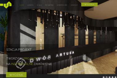 Stacja Projekt Beata Mrówczyńska-Łozowska. Wnętrza, architektura, design - Projekty Domów z Poddaszem Toruń