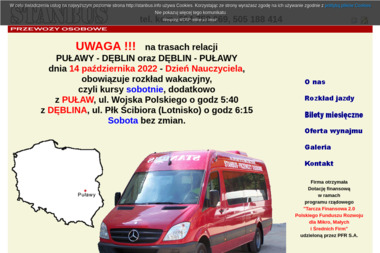 Przewozy Osobowe Stanbus. Stanisław Wieleba - Transport Autokarowy Puławy