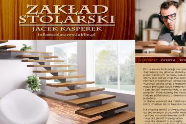 Zakład Stolarski Jacek Kasperek - Schody drewniane Piaski Wielkie