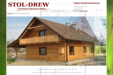 Stol-Drew. Stolarstwo, domy drewniane - Domek Holenderski z Tarasem Kłomnice