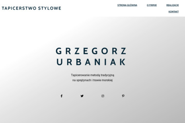 Tapicerstwo stylowe antyczne Grzegorz Urbaniak - Tapicer Długołęka