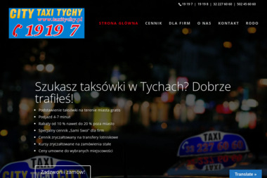City Taxi Tychy - Usługi Przewozowe Tychy