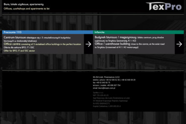 Texpro Sp. z o.o. Sp&oacute;łka Komandytowa - Agencja Nieruchomości Ł&oacute;dź
