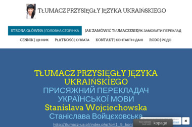 Stanislava Wojciechowska Tłumacz Przysięgły Języka Ukraińskiego - Tłumacze Krosno