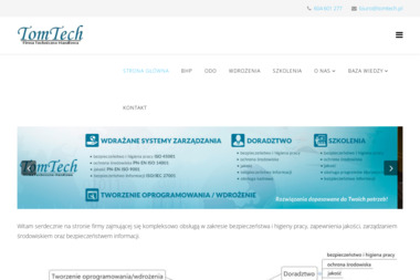 Firma Techniczno-Handlowa TomTech - Strona www Mielec