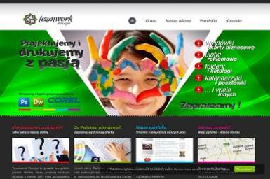 Teamwork Design. Strony internetowe, strony www, poligrafia - Wizytówki na Papierze Ozdobnym Opole