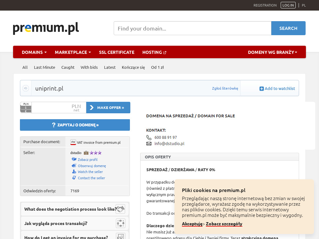 Uniprint - Hurtownia odzieży Kościan