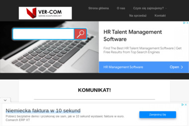 Ver-Com. Serwis komputerowy, naprawa laptopa - Firma IT Szamotuły