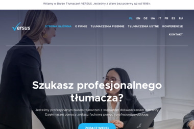 Biuro Tłumaczeń Versus - Tłumacze Opole