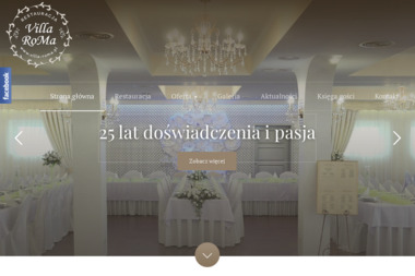 Villa Roma. Restauracja, sala weselna - Catering świąteczny Gałków Mały