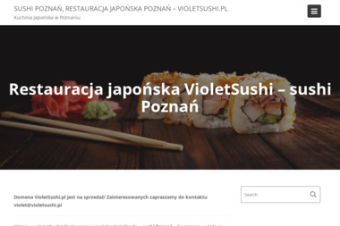 Violet Sushi & Yakitori. Catering, sushi - Catering Poznań