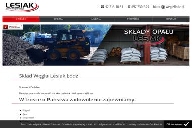 Lesiak Skład opału Węgiel, ekogroszek - Skład węgla Bedoń Przykościelny