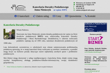 Kancelaria Doradcy PodatkowegoAnna Niemczyk - Prowadzenie Księgowości Tarnobrzeg