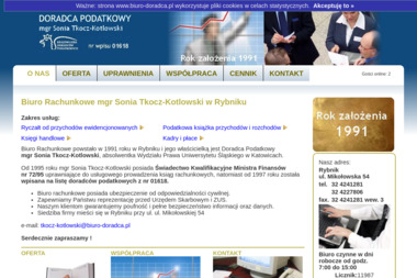 Biuro Rachunkowe Doradca Podatkowy mgr Sonia Tkocz-Kotlowski - Usługi Księgowe Rybnik
