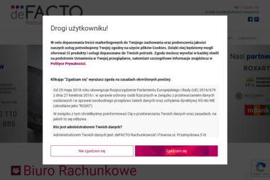 deFACTO Rachunkowość i Finanse - Księgowy Rzeszów