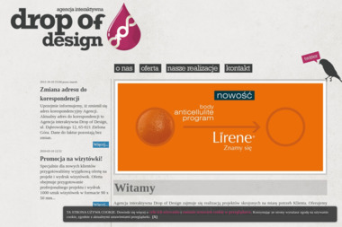 Drop of Design Agencja Reklamowa - Strony internetowe Zielona Góra