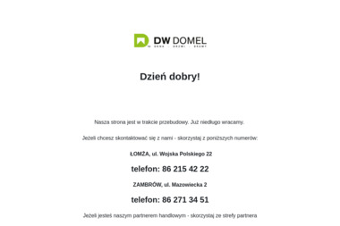 DW DOMEL - Drzwi Wejściowe z Montażem Łomża