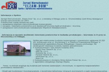 Zarząd Nieruchomości Elzam-Dom Sp. z o.o. - Agencja nieruchomości Elbląg