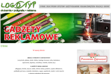 LOGOTYP - Drukarnia, Poligrafia, Reklama - Firma Reklamowa Lesko
