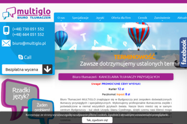 Biuro Tłumaczeń MULTIGLO - Tłumaczenie Angielsko Polskie Bydgoszcz