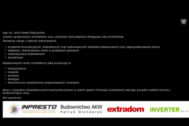 Paweł Rabczyński Projektowanie Architektury - Dostosowanie Projektu Wrocław
