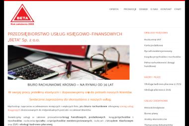 PRZEDSIĘBIORSTWO USŁUG KSIĘGOWO – FINANSOWYCH „BETA” Sp. z o.o. - Biznes plan Krosno