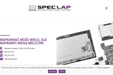 SpecLap - Naprawa komputerów Olsztyn