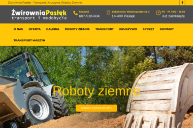 Żwirownia Pasłęk - Ziemia ogrodowa Pasłęk