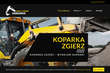 Roboty Ziemne - Wynajmij Kopare - Roboty Ziemne Dąbrówka-Strumiany
