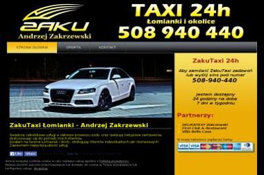 Taxi Andrzej Zakrzewski - ZakuTaxi - Usługi Przewozowe Łomianki