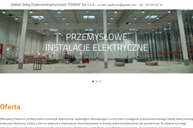Zakład Usług Elektroenergetycznych Fonon Sp. z o.o. - Instalacje Budowlane Częstochowa
