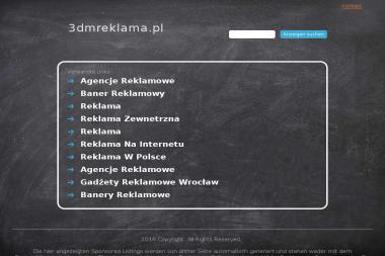 3Dm Studio Reklamy Marcin Baran - Usługi Marketingowe Przemyśl