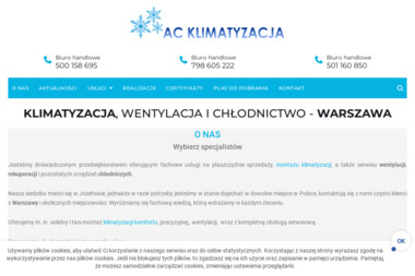 AC Klimatyzacja. Chłodnictwo, wentylacja, rekuperacja - Instalator Józefów