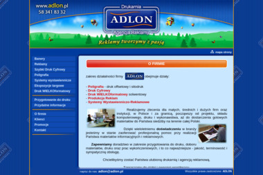 Adlon24 - Systemy Reklamowe i Wystawiennicze - Drukarnia Gdańsk