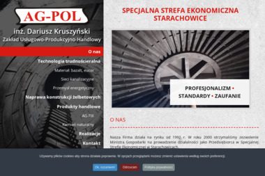 Zakład Usługowo Produkcyjno Handlowy Ag Pol Dariusz Kruszyński - Parapety Wewnętrzne Starachowice