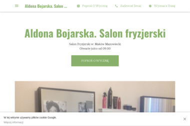 Salon fryzjerski Aldona Bojarska - Salon Kosmetyczny Maków Mazowiecki