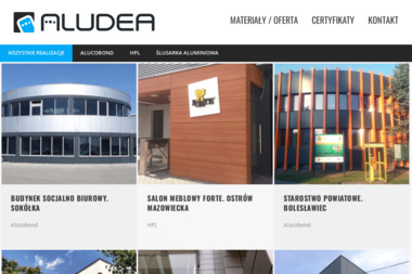 Aludea. Elewacje ceramiczne, fasady aluminiowe - Mycie Elewacji Budynków Otwock