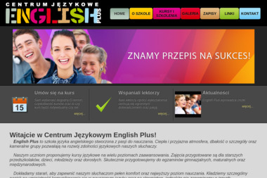 English Plus - Szkoła Językowa Nowy Sącz