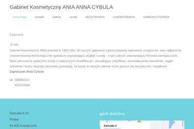 Gabinet Kosmetyczny ANIA - Klinika Medycyny Estetycznej Kościerzyna