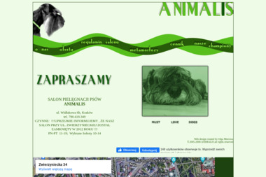Animalis - Salon i Spa dla Psów i Kotów. Fryzjer dla psów, fryzjer dla kotów, groomer - Strzyżenie Kraków