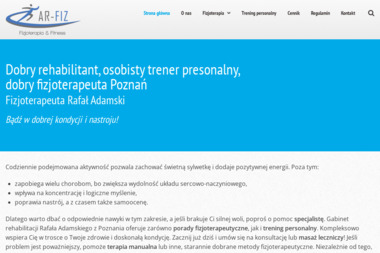 AR-FIZ Rafał Adamski. Trener, masaż relaksacyjny - Masaż Ajurwedyjski Luboń