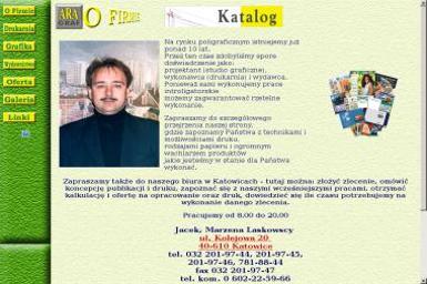 Ara - Graf S.C. Jacek Laskowski. - Drukarnia Katalogów Katowice