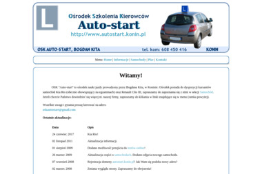 Ośrodek Szkolenia Kierowców Auto-start - Szkoła Nauki Jazdy Konin