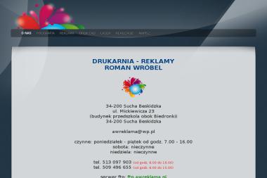 Pracownia Reklamy Roman Wróbel - Awreklama - Ulotki Sucha Beskidzka