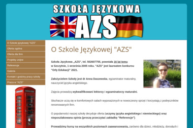 Szkoła Językowa „AZS” - Lekcje Angielskiego Szczytno