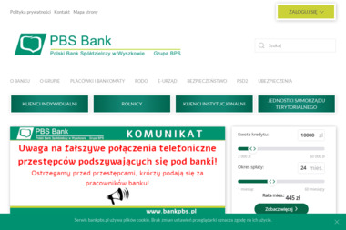 Polski Bank Spółdzielczy w Wyszkowie Oddział w Rząśniku - Doradztwo Kredytowe Rząśnik
