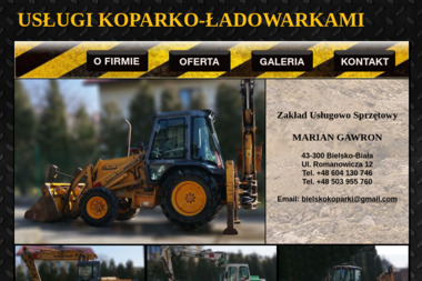 Zakład Usługowo Sprzętowy - Roboty Ziemne Bielsko-Biała